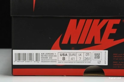 Hyperoad Retro High Air Jordan OG 1 “Heirloom” 1028